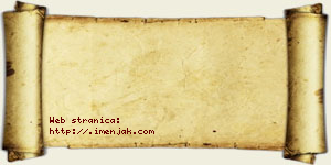 Biljana Jovanović vizit kartica